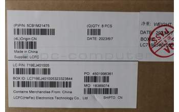 Lenovo 5CB1M21475 COVER FRU COVER KE451_D_COVER_PL_ASSY_BK