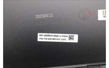 Lenovo 5CB1M21477 COVER FRU COVER KE451_D_COVER_AL_ASSY_BK