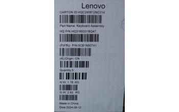 Lenovo 5CB1N90741 COVER Upper Case ASM SWS H 83E3 TT PST