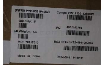 Lenovo 5CB1P49622 COVER UpCase FRA C83DA NFP CG NBLAI AL