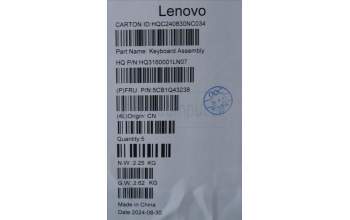 Lenovo 5CB1Q43238 COVER Upper Case ASM FRA H 83GH FP LG