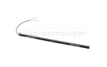 5CB1l67966 Cubierta de la bisagra Lenovo original gris (incluye antena WLAN)