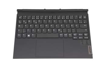 5D20Z70305 teclado incl. topcase original Lenovo DE (alemán) gris oscuro/canaso