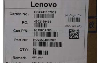 Lenovo 5F10S14205 FAN System FAN H 83L3_PEAK