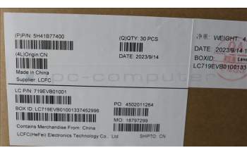 Lenovo 5H41B77400 HEATSINK KX3D5_UMA_THM_ASSY_AVC_AVC AVC