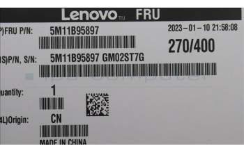 Lenovo 5M11B95897 MECH_ASM CS22_3+2bCPLC,GLM,BLK,CHY