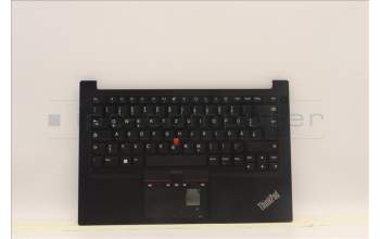 Lenovo 5M11H58725 MECH_ASM KBD CCvr GER(PMX)UK BK