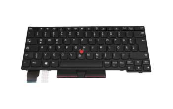 5N20V43012 teclado original Lenovo DE (alemán) negro/negro con mouse-stick