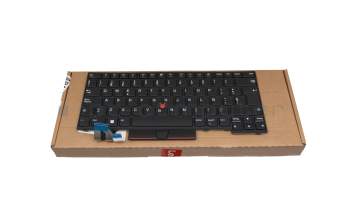 5N20V43733 teclado original Lenovo SP (español) negro/negro con mouse-stick