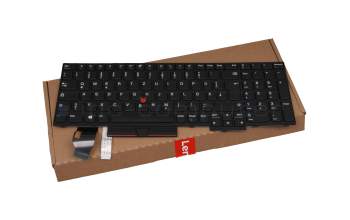 5N20V78046 teclado original Lenovo DE (alemán) negro/negro/mate con mouse-stick