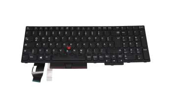 5N20V78046 teclado original Lenovo DE (alemán) negro/negro/mate con mouse-stick