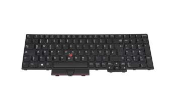 5N20W68156 teclado original Lenovo DE (alemán) negro/negro con mouse-stick