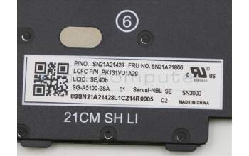 Lenovo 5N21A21866 NB_KYB CS21KBD SKTOP LTN,NBL,BK,SWE/FIN