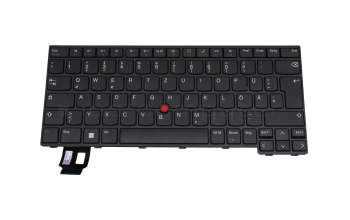 5N21D68282 teclado original Lenovo DE (alemán) negro/negro con mouse-stick