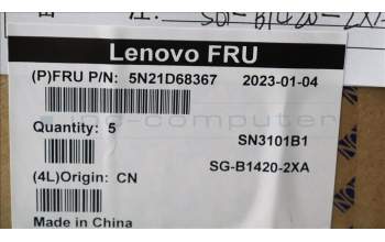 Lenovo 5N21D68367 NB_KYB CS22 FL TOP,GR-BL,LTN,SWS