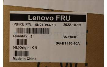 Lenovo 5N21D93718 NB_KYB CS22 NM TOP,BK-BL,LTN,EST