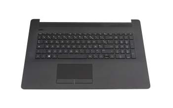 6037B0147805 teclado incl. topcase original IEC FR (francés) negro/negro (con TP/DVD, estructura superficial \"Diamond)