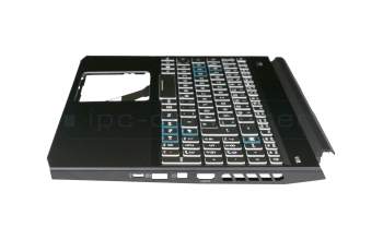 6037B0154104 teclado incl. topcase original Acer DE (alemán) negro/negro con retroiluminacion