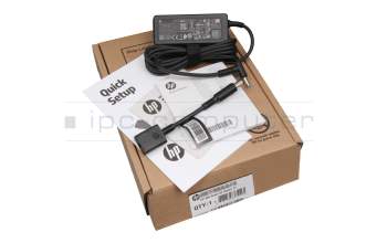 608423-001 cargador original HP 45 vatios con adaptador