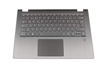 6620330179 teclado incl. topcase original Lenovo DE (alemán) gris/canaso con retroiluminacion