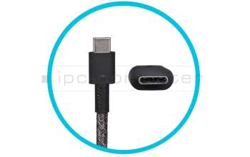 671R2AA cargador USB-C original HP 65 vatios redondeado