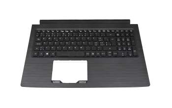 6B.H18N2.013 teclado incl. topcase original Acer CH (suiza) negro/negro