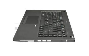 70N10M1T10B0 teclado incl. topcase original Acer DE (alemán) negro/negro con retroiluminacion