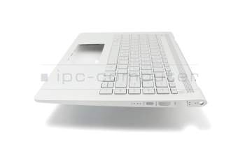 71NFK132060 teclado incl. topcase original HP DE (alemán) plateado/plateado con retroiluminacion