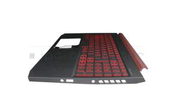 71NHKP2BO015 teclado incl. topcase original Acer DE (alemán) negro/negro/rosé con retroiluminacion