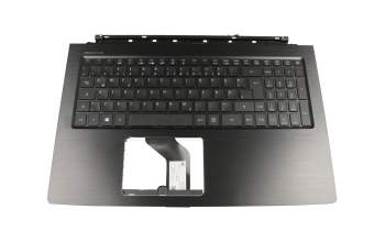 73905167K201 teclado incl. topcase original Acer DE (alemán) negro/negro con retroiluminacion