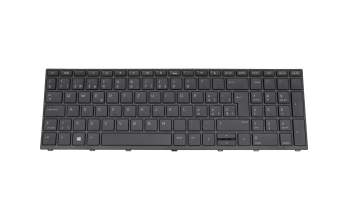 831-00701-00B teclado original HP CH (suiza) negro/negro con retroiluminacion