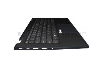 8SSN20Z3838L1 teclado incl. topcase original Lenovo US (Inglés) gris/azul con retroiluminacion