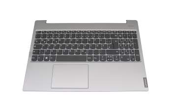 8SST60R45354 teclado incl. topcase original Lenovo DE (alemán) gris/plateado