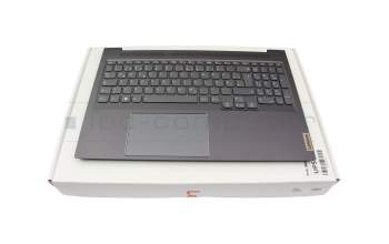 8SST61F50118 teclado incl. topcase original Lenovo DE (alemán) gris/canaso con retroiluminacion