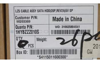 Lenovo 90203369 LZ5 SATA HDD Cable