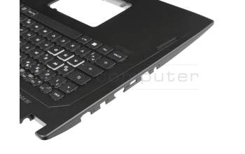 90NB0G91-R32GE0 teclado incl. topcase original Asus DE (alemán) negro/negro con retroiluminacion