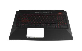 90NR0GN1-R31GE0 teclado incl. topcase original Asus DE (alemán) negro/negro con retroiluminacion