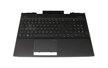 920-003532-01 teclado incl. topcase original HP CH (suiza) negro/negro con retroiluminacion