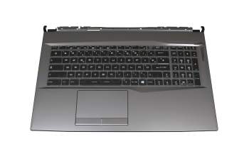 957-17E82E-C04 teclado incl. topcase original MSI FR (francés) negro/antracita