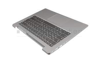 9Z.NSSBN.C0G teclado incl. topcase original Darfon DE (alemán) gris/plateado con retroiluminacion