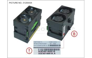 Fujitsu A3C40140618 FAN MODULE FOR PSU E579-V20