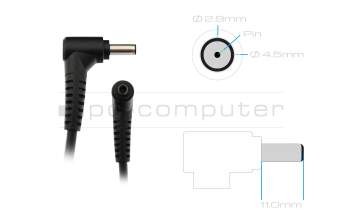 ADP-180TB HX cargador original Delta Electronics 180 vatios Dimensiones del conector 4,5/2,9 mm (exterior/interior)