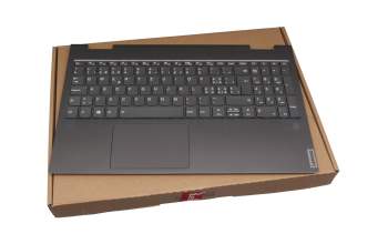 AM1FH000900 teclado incl. topcase original Lenovo CH (suiza) gris/canaso con retroiluminacion