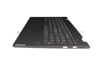 AM1FH000900 teclado incl. topcase original Lenovo CH (suiza) gris/canaso con retroiluminacion