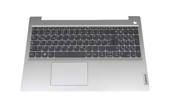 AM1JV000300 teclado incl. topcase original Lenovo DE (alemán) gris/plateado