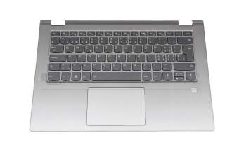 AP173000910 teclado incl. topcase original Lenovo CH (suiza) gris/plateado con retroiluminacion