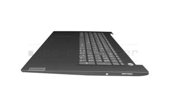 AP1Y7000200 teclado incl. topcase original Lenovo DE (alemán) gris/negro