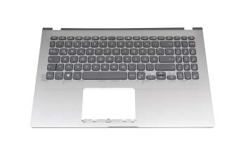 ASM18M96D0-528 teclado incl. topcase original Asus DE (alemán) blanco/plateado