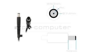 Alternativa para 0A001-00390000 cargador Asus 230 vatios de Delta Electronics