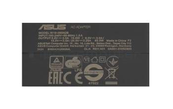 Asus BU404U original cargador USB-C 65 vatios EU wallplug